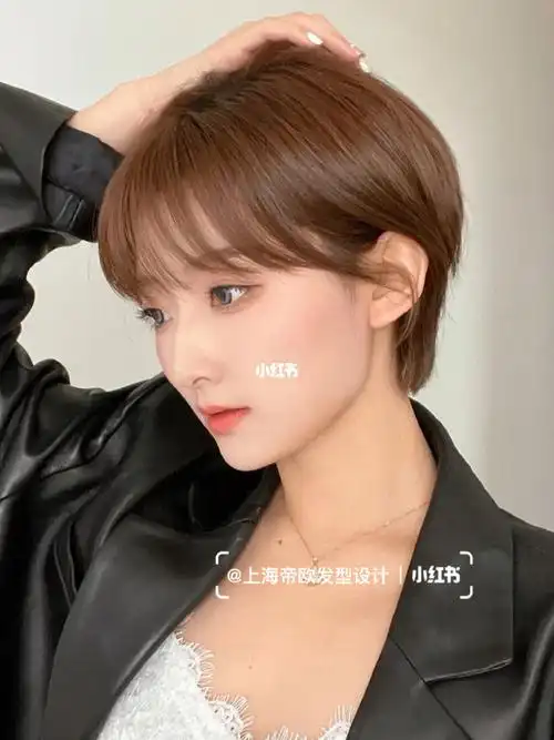 韩系挂耳短发女生短发发型推荐轻松驾驭