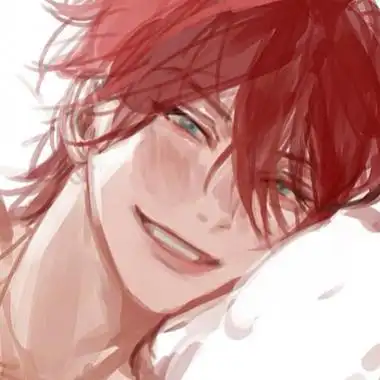 手绘动漫卡通红发男生头像图片 二次元超酷帅气动漫男头高清合集_男生