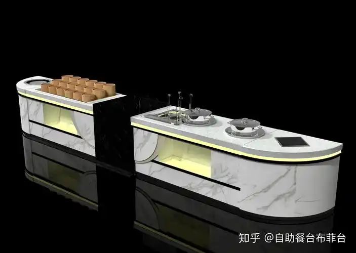 自助餐台明档设计制作