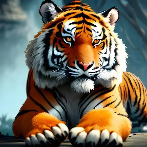 最近最火的老虎头像