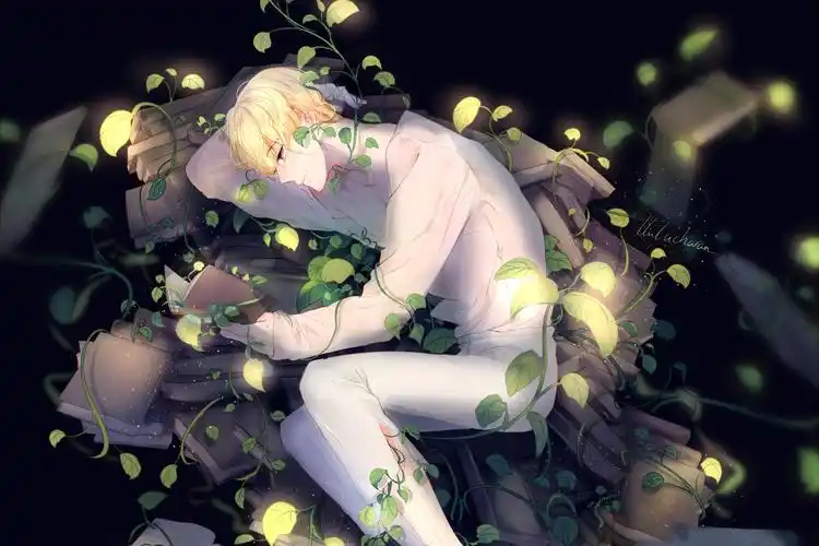 孤独,一个人,伤感,唯美,4k,手绘,艺术壁纸一个孤独的男人插画 壁纸