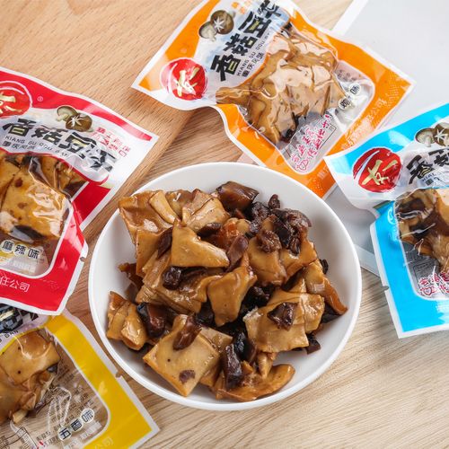 零食豆干休闲麻辣香菇豆腐干小包包装五香2500g豆腐干