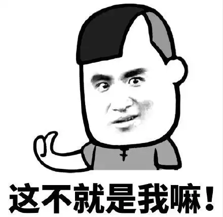 暴漫 文字表情包 这不就是我嘛 搞怪 沙雕 魔性