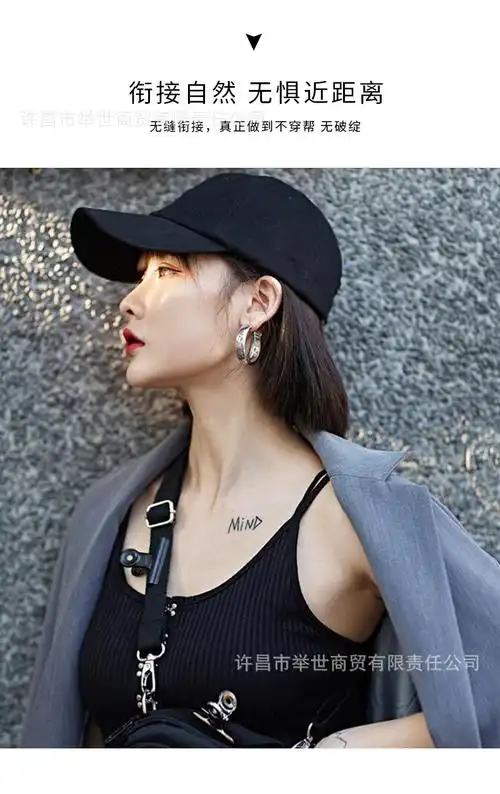 假发女鸭舌帽一体短直发女网红潮流中长发时尚波波头真发全头套式