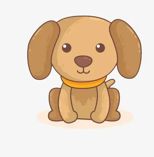 矢量卡通萌狗