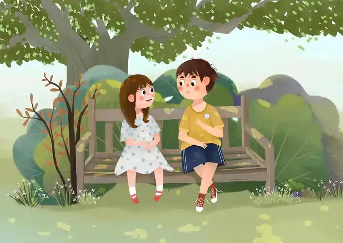 两小无猜|插画|儿童插画|袁一禾 - 原创作品 - 站酷 (zcool)