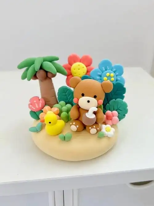 幼儿园粘土手工摆件大合集!收藏起来陪孩子做吧#超轻粘土