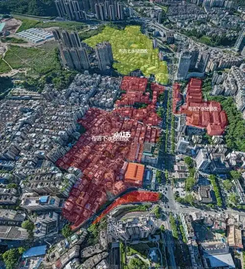 布吉新城之水径社区旧改上下水径