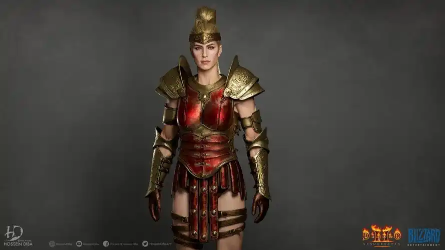 亚马逊与原版的《暗黑破坏神2》角色模型有许多相似之处.