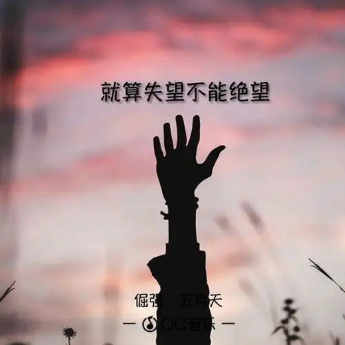 就算失望,不能绝望如同那首歌～为了理想不放弃任何希望紧握着它要