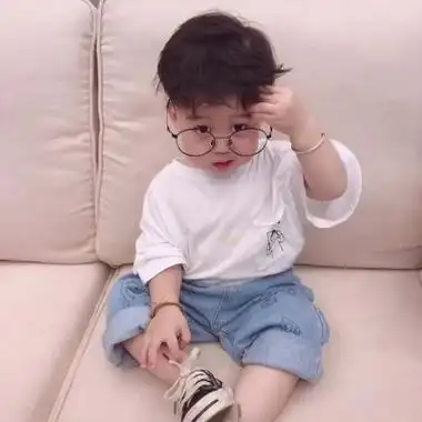 呆萌小可爱图片男生超乖小男生头像大全