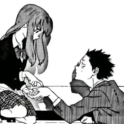 日系黑白漫画背景图