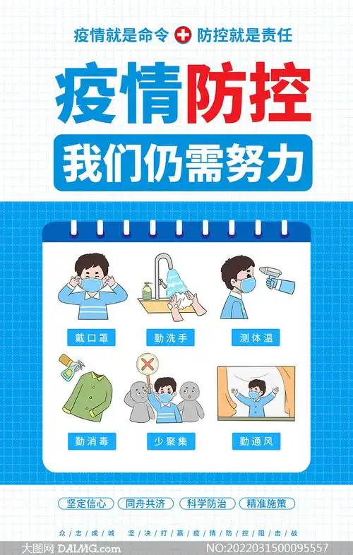 疫情防控我们仍需努力宣传海报设计psd素材