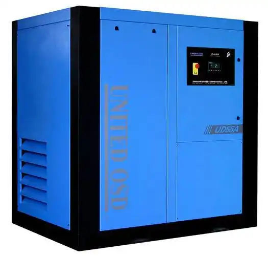 二,螺杆式单级压缩空压机工作原理