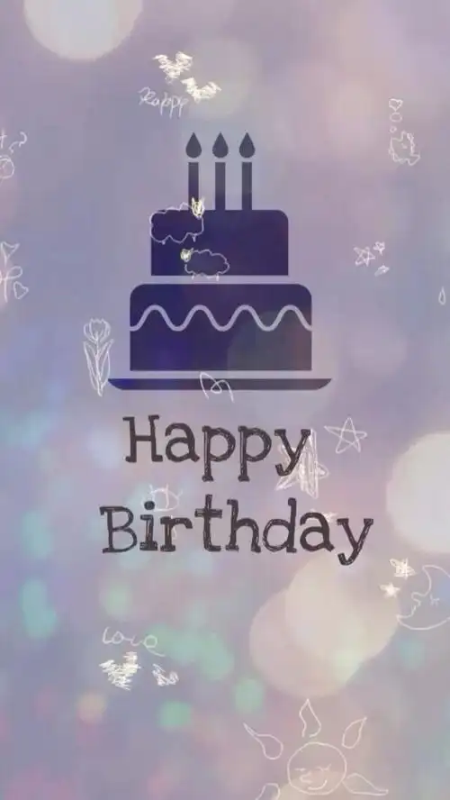 生日快乐 文字图 嗨皮