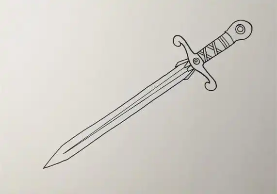 剑怎么画又简单又酷