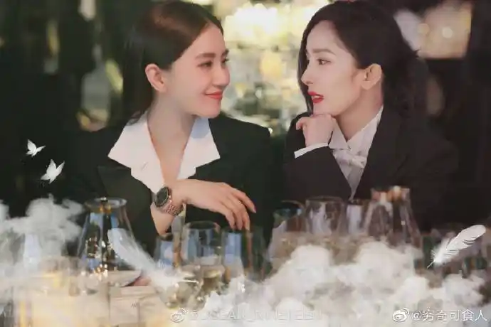 胡歌刘诗诗相视一笑