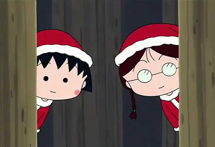 樱桃小丸子圣诞节头像加背景 - 堆糖,美图壁纸兴趣社区