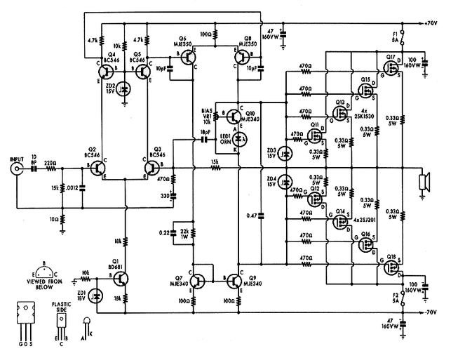 功放电路图大全(四)