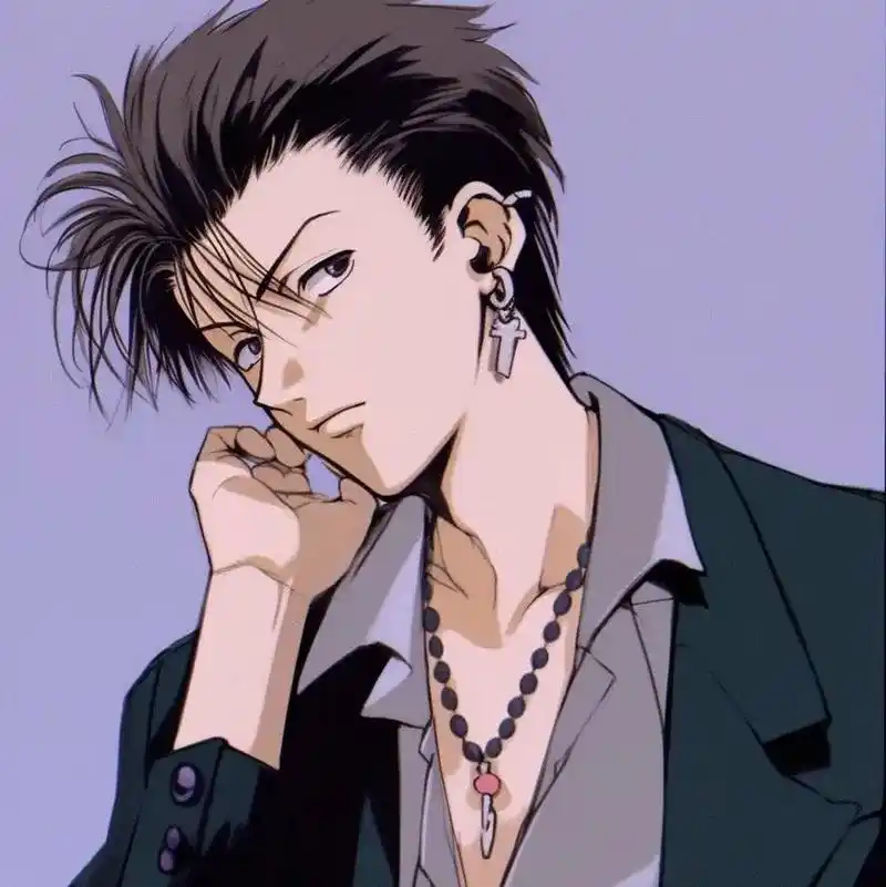 哥把你揣兜里 你把哥踹沟里.#旧漫头像 #复古 #动漫男头  - 抖音