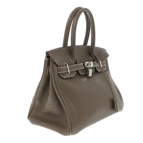 中古hermes爱马仕birkin30铂金手提包030335ck-1836554020通用款女包