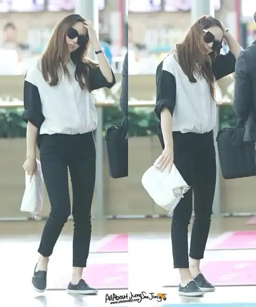 krystal 郑秀晶 机场