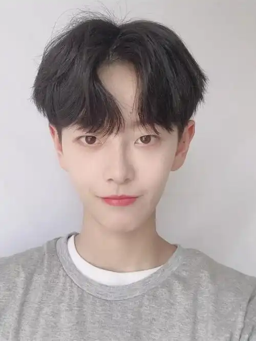 网红同款假发男中分刘海短发卷发韩版整顶假发