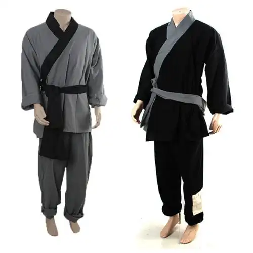 古装店男女小二演出服粗布衣汉服古代农民表演服装成人家丁兵衙役