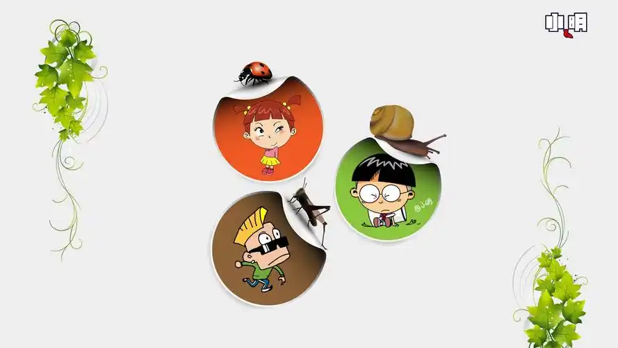 卡通可爱男孩桌面壁纸之大脑袋