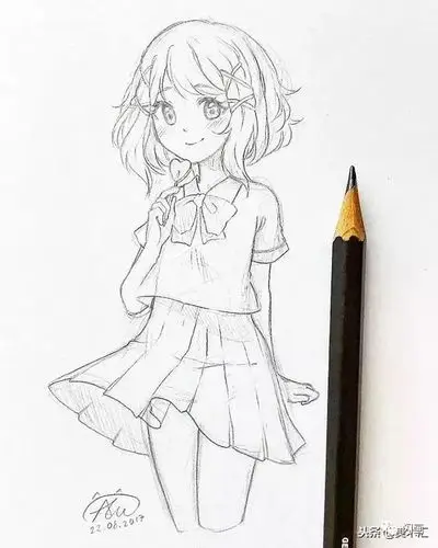 动漫素材| 线条感十足的动漫人物绘画_艺琪美术_零二七艺考