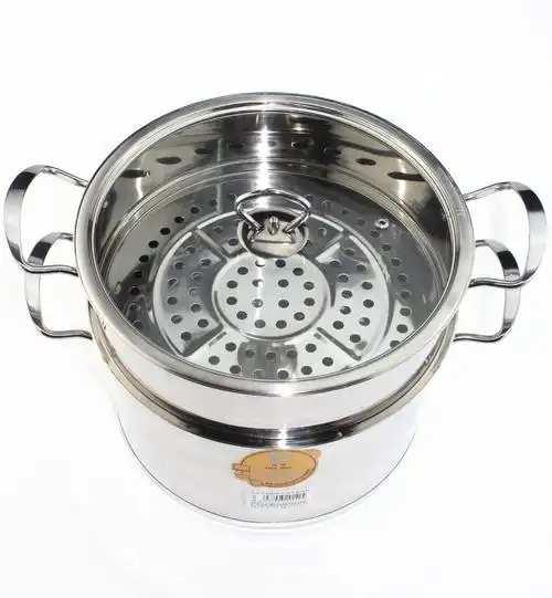 供应不锈钢蒸锅 精品欧式蒸汤锅套装