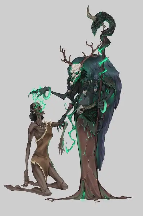 死灵法师|插画|游戏原画|z45789664 - 原创作品 - 站酷 (zcool)