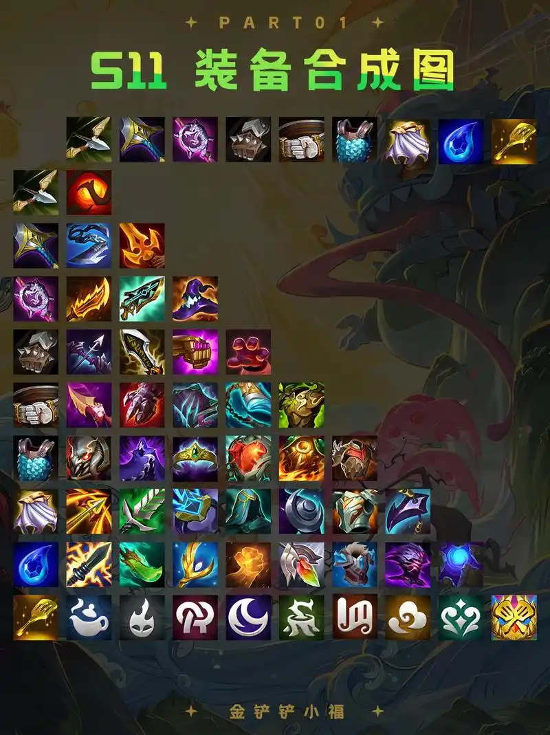 s11上线·5天前金铲铲小福在英雄联盟云顶之弈中,装备的搭配是非常