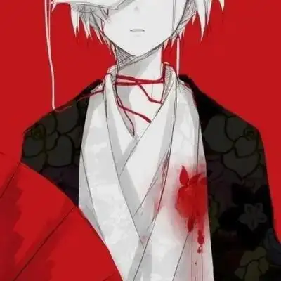 恐怖头像吓死人不偿命 二次元黑暗血腥系男生头像