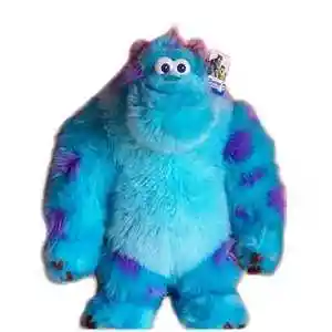 怪兽大学蓝毛怪简笔画