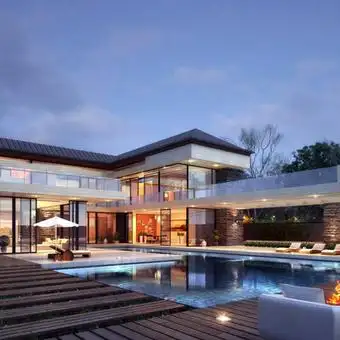 别墅外观3d模型