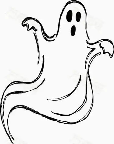 全万圣节幽灵简笔画大全可爱又恐怖的幽灵简笔画万圣节幽灵简笔画图片