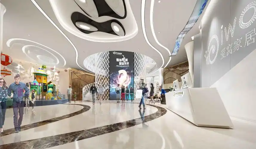 商场商业街效果图案例