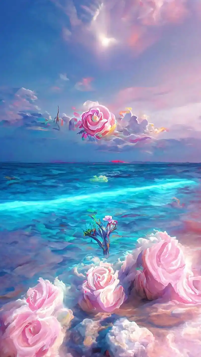 如此唯美的海滩,心动满满,是你的向往吗?爱就要大声说出来—— - 抖音