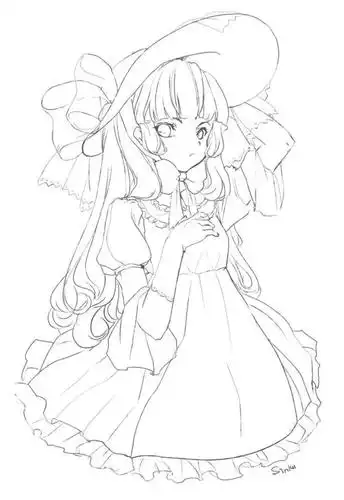 黑白线稿:动漫人物线稿资源,精彩人物线稿素材,赶快收藏