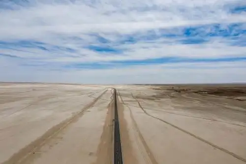 航拍青海无人区315国道