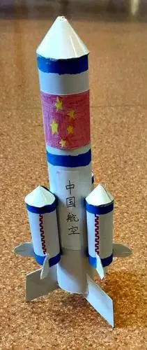 起飞吧,中国火箭!齐礼闫小学学生作品展