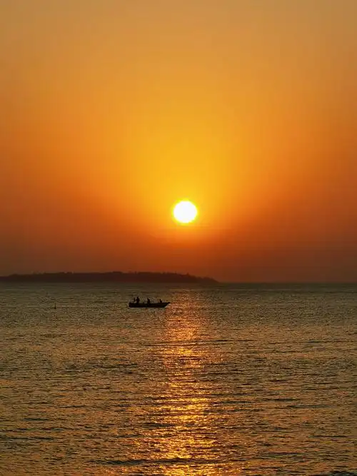 海边的清晨和黄昏