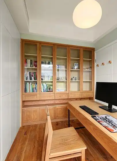 124㎡现代简约风书房装饰图片大全