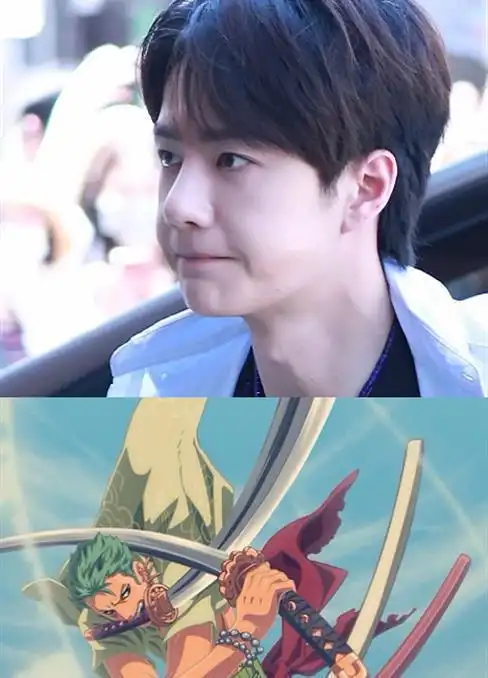 结尾和各位说的是王一博,他喜欢的也是《海贼王》里面的人物,那就是