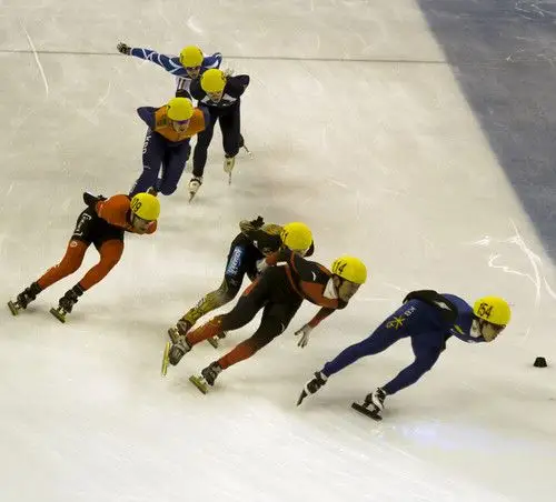 学拍国际滑冰比赛照片