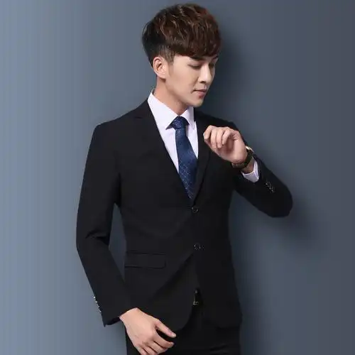 男士西装套装休闲商务正装职业装男修身小西服单西外套男单件上衣