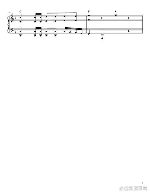 钢琴谱分享《悬崖上的金鱼姬》