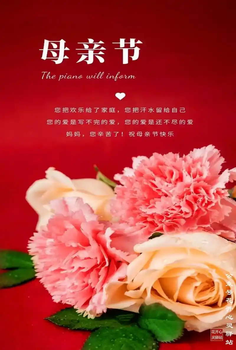 今日母亲节:祝福天下所有的母亲幸福安康.节日快乐! 母爱是丗 - 抖音