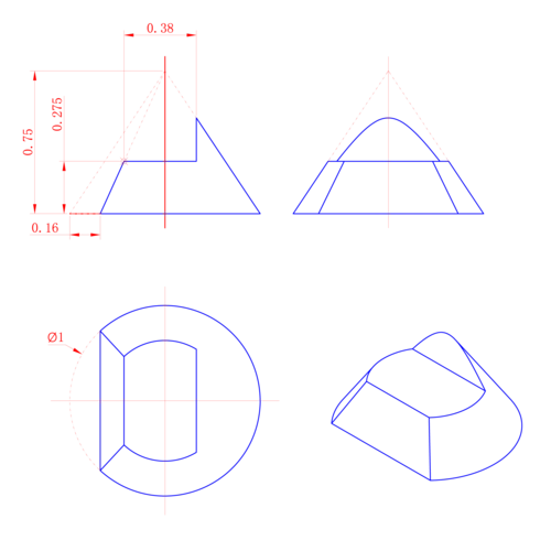这个圆锥截切怎么做啊?